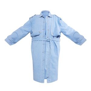 Denim Trench-coat